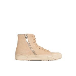 BOTH Men's High-Top Zipper Detail Sneakers Men Beige